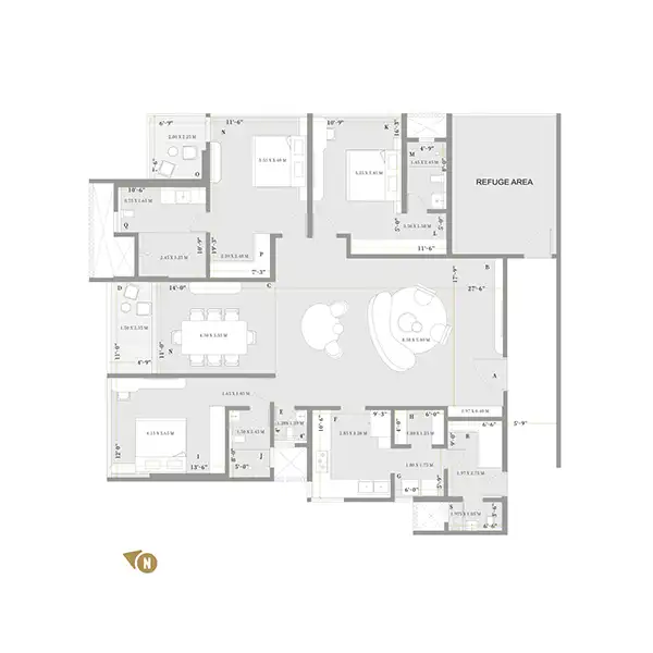 Tower - B 3 Bed Primus (Type 1)